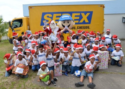 Evento marca o lançamento do Papai Noel dos Correios em SP