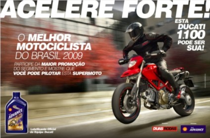 Motociclistas concorrem a Ducati no "Duas Rodas"