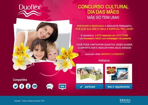 Duoflex faz homenagem ao Dia das Mães