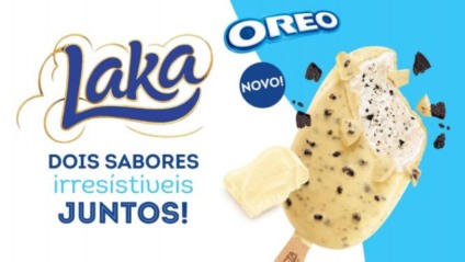 Froneri transforma chocolate Laka Oreo em picolé