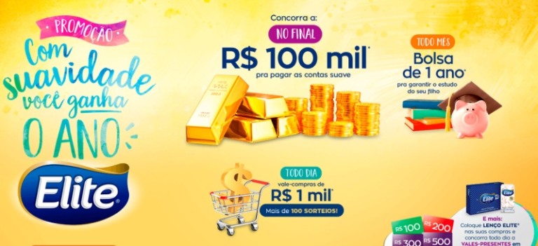 'Com suavidade você ganha o ano' na promo da Elite