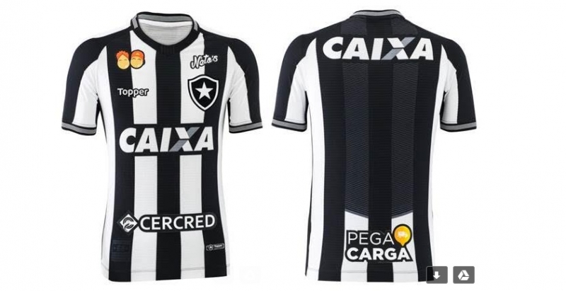 Topper apresenta o novo uniforme do Botafogo