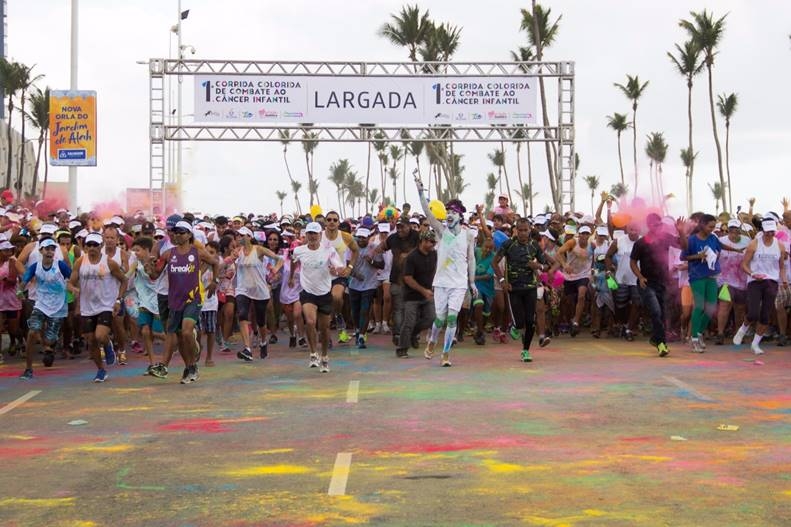 I Corrida Colorida de Combate ao Câncer Infantil