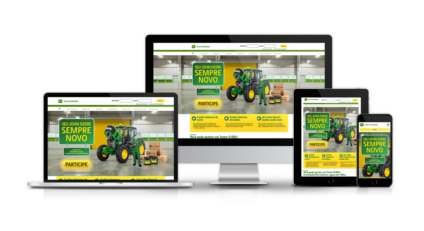 John Deere lança na agrishow 2017  a promoção “seu John Deere sempre novo”