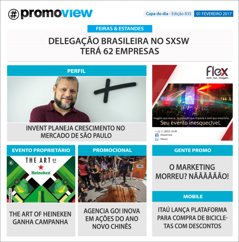 Capa do dia. Os destaques do mercado promo, só no Promoview! Capa do dia. Os destaques do mercado promo, só no Promoview!