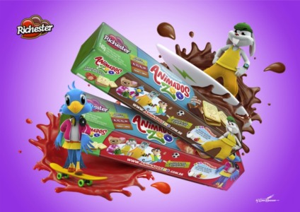 Richester aposta em promoções em sua linha de biscoitos Animados Zoo