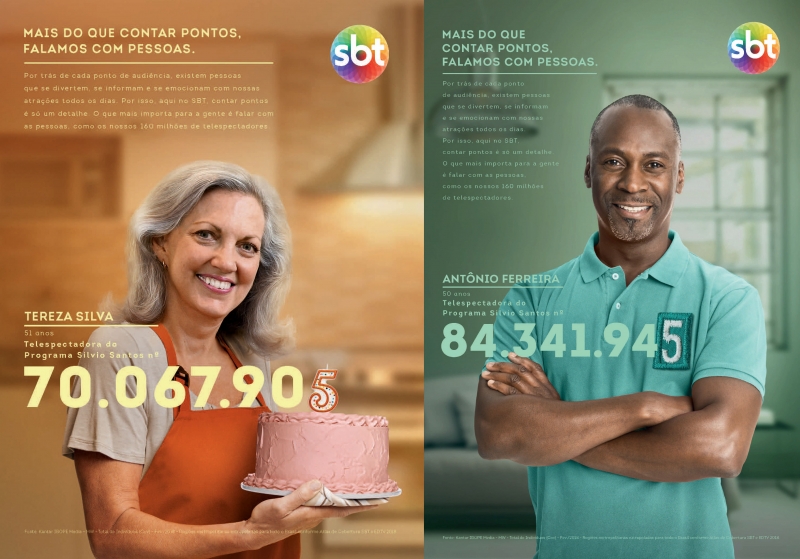 SBT coloca público como protagonista em nova campanha