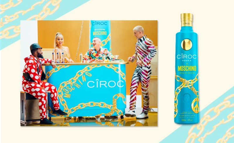 Cîroc arma parceria com Moschino