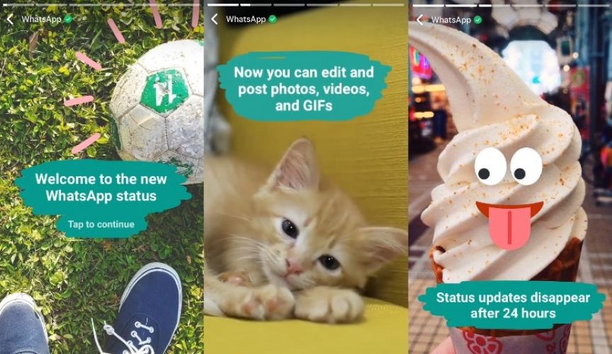 WhatsApp lança recurso semelhante ao Snapchat e Instagram Stories