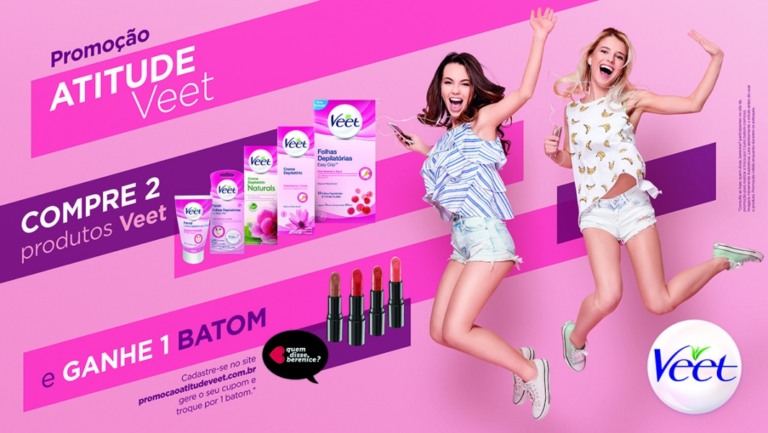 Innova cria promoção "Atitude Veet", para Reckitt Benckiser