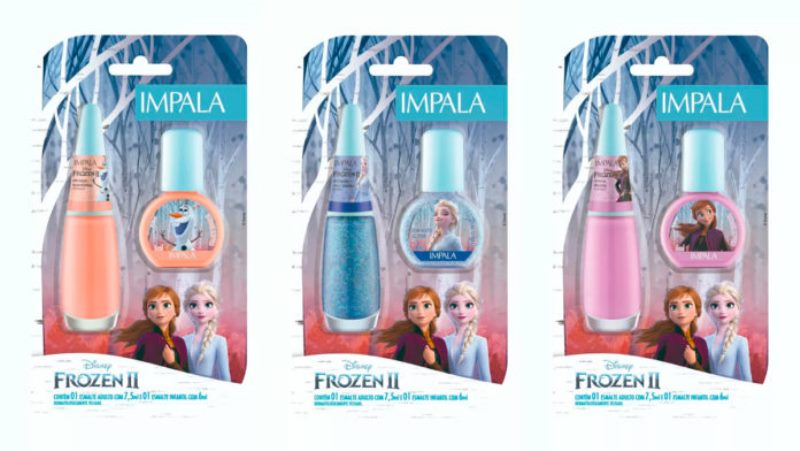 Impala lança esmaltes inspirados em Frozen 2