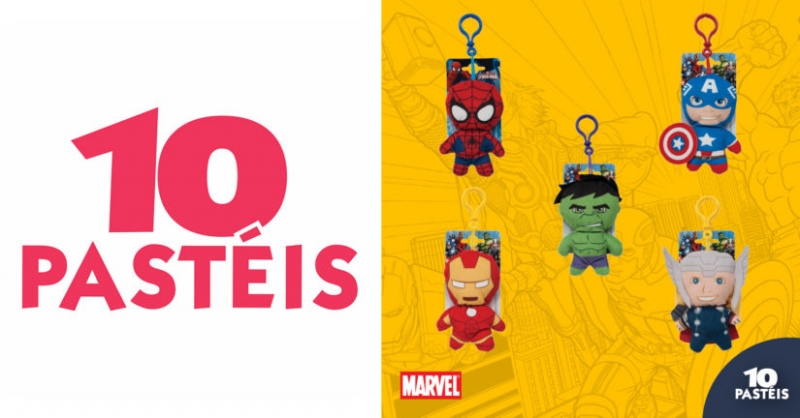 "Os Vingadores" estão na promo da 10 Pastéis