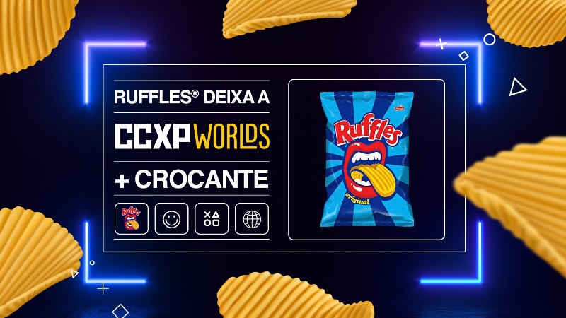 Ruffles vai deixar a CCXP 'mais crocante' Ruffles vai deixar a CCXP 'mais crocante'