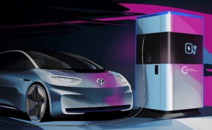 VW cria estações móveis de abastecimento de carros elétricos