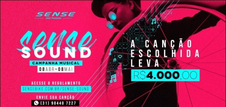 Promo da Sense Bike tem prêmio de 4 mil reais