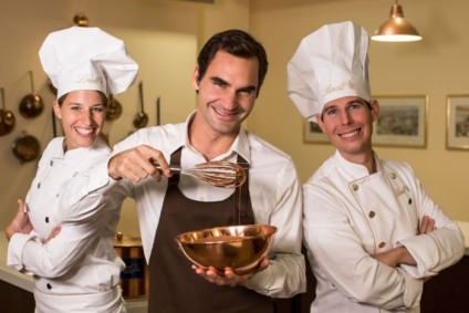 Roger Federer é o embaixador da promo Você na Suíça com Lindt