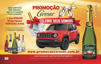 Promoção da Cereser vai realizar o sonho do carro novo