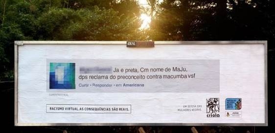 ONG Criola mostra as consequências reais do racismo virtual
