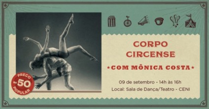 Circo-íris traz a Canelinha oficina Corpo Circense