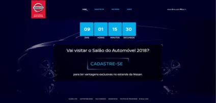 Nissan cria hotsite exclusivo para marcar sua presença no SDA 2018