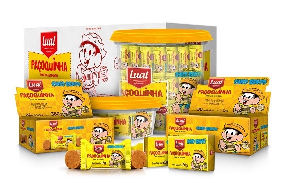 Lual Alimentos lança paçoquinha do Chico Bento