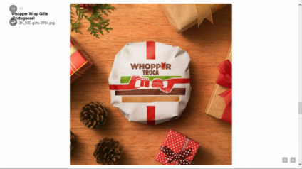 Burger King troca presentes indesejados de Natal por Whopper