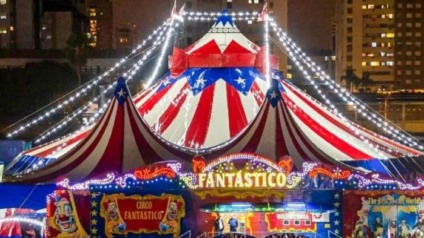 Circo drive-in está fazendo sucesso em Santa Maria