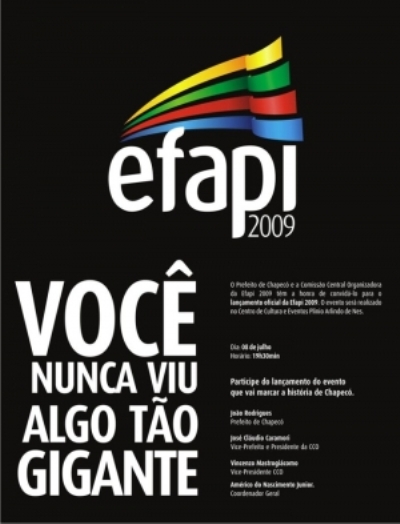 Efapi 2009 espera público de 500 mil