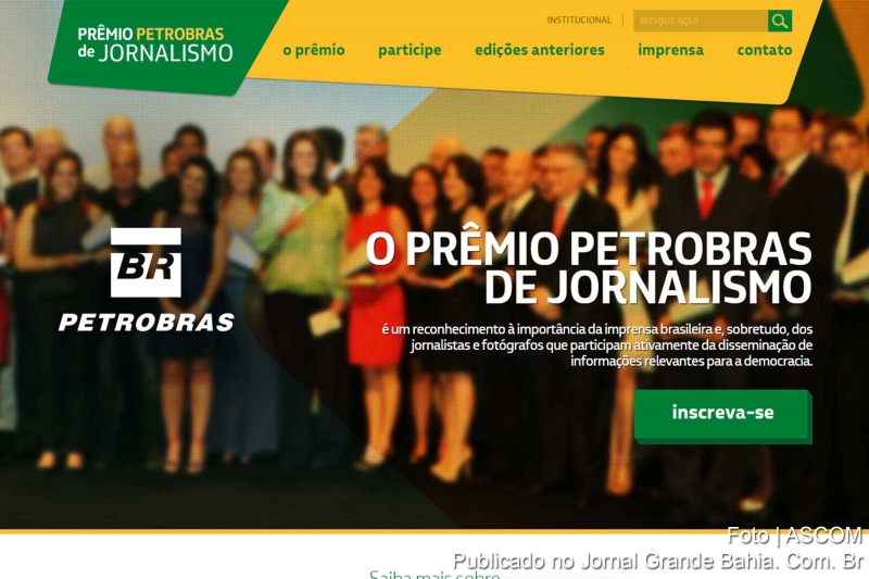 Abertas as inscrições para o Prêmio Petrobras de Jornalismo