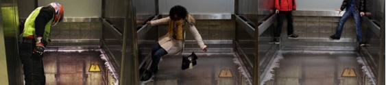 Elevador promove montanha russa em Londres