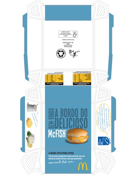 mcdonalds embalagem