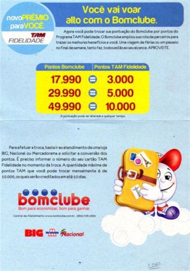 Endereço Certo ativa promoção do Bomclube