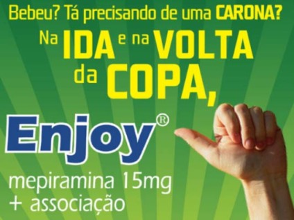 De carona com Enjoy nos jogos do Brasil
