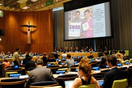 Enox marca presença em evento da ONU