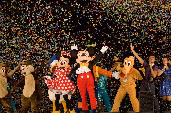 Ensaio dos Momentos Mágicos Disney.