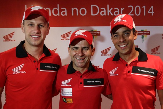 Honda larga com equipe inédita no Rally Dakar 2014