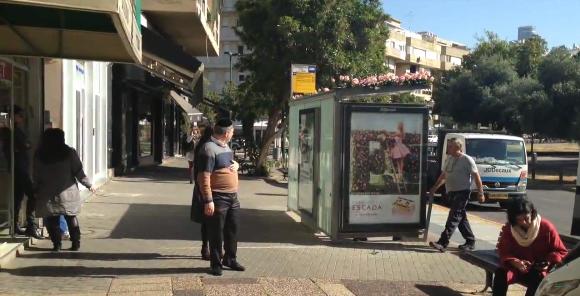 Escada transforma paradas de ônibus em jardins