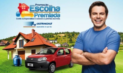 Ultragaz com ação promocional via mobile