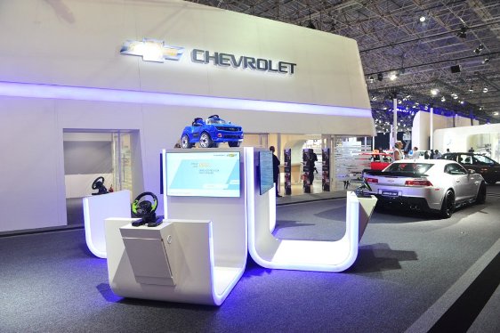 estande chevrolet salao do automovel 1