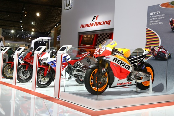 estande honda salao automovel moto