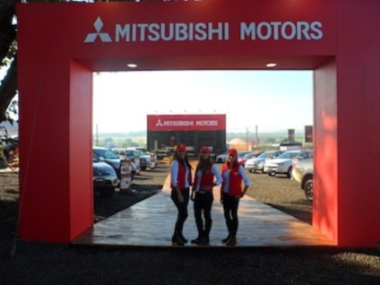 Netza ativou espaço da Mitsubishi na Agrishow