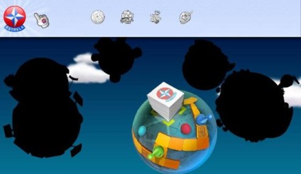 Estrela com diversão e promoção na internet