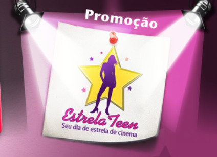 Estrela Teen na promoção da Alto Astral