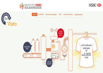 “Eu visto sustentabilidade” com HSBC e Camiseteria