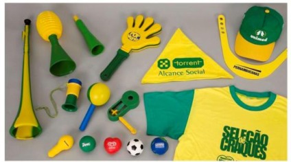 Brindes para Copa do Mundo podem ser adquiridos aqui