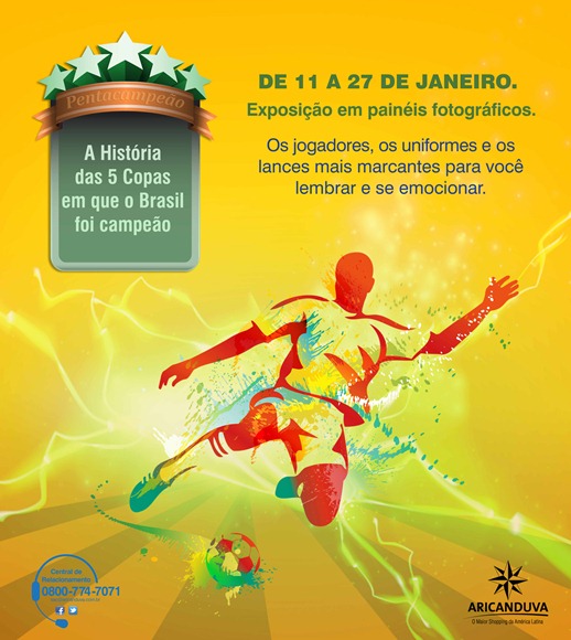 Aricanduva apresenta exposição sobre Copa do Mundo