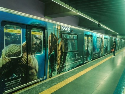 JCDecaux ativa "Aquaman" para Warner Bros. Pictures