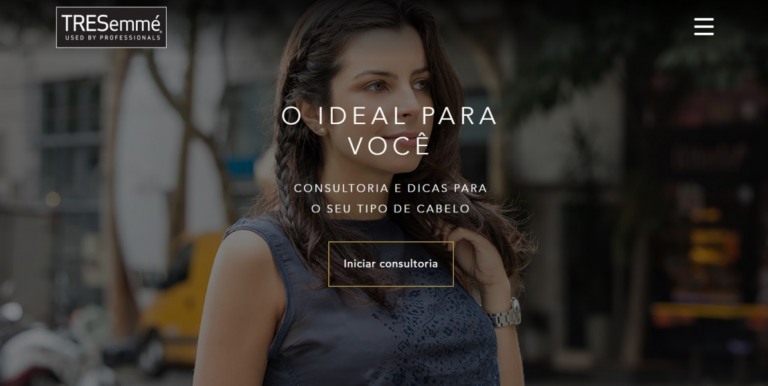 TRESemmé inova e cria plataforma de consultoria exclusiva e personalizada
