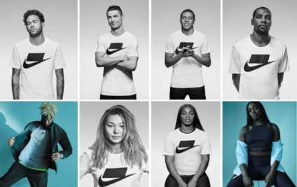 Nike convoca astros para ativar linhas de roupas