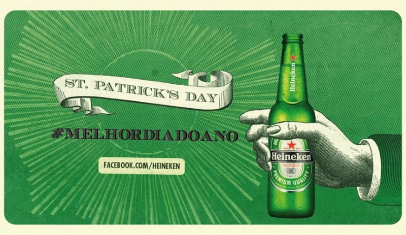 Heineken comemora o St. Patrick's Day com  ações em Santa Catarina